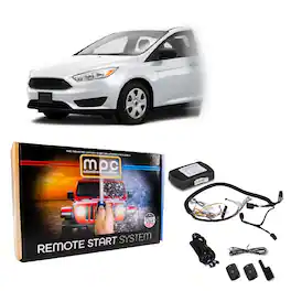MPC - 1-Button Remote Start Kit For 2012-2015 Ford Focus - Key-to-Start - T-Harness - Black