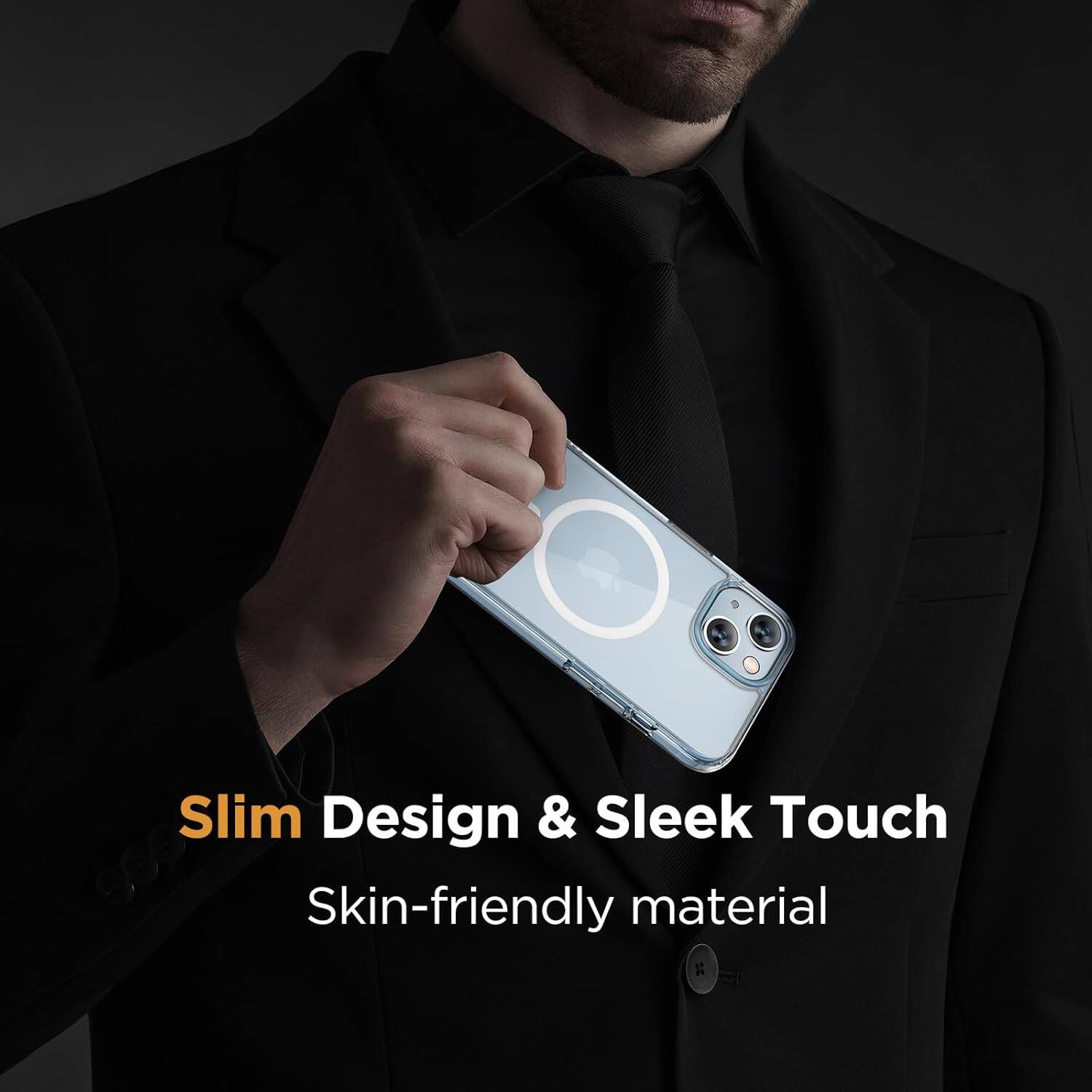 Slim Design & Sleek Touch
Skin-friendly material