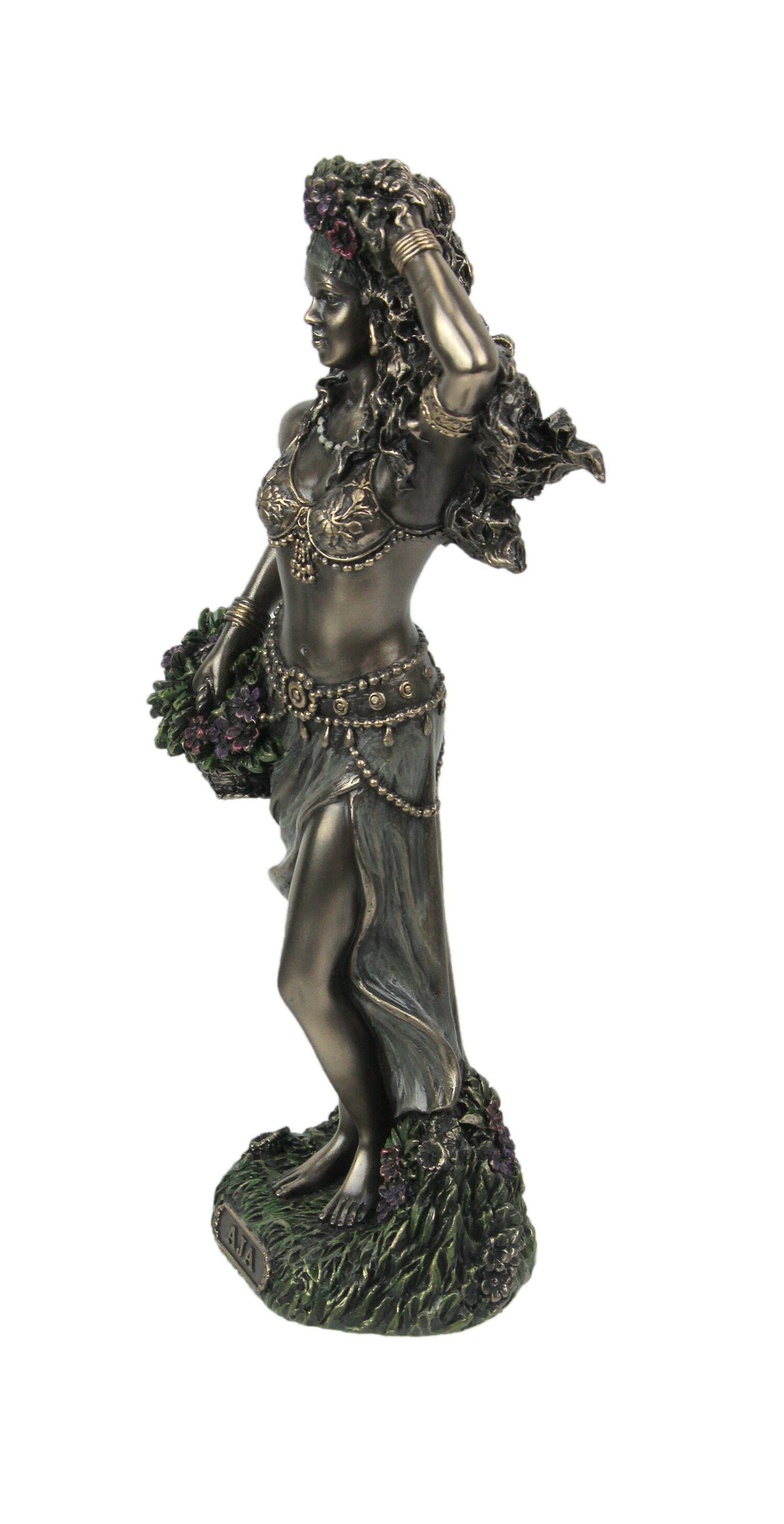 Alt View 1. Veronese Design - Bronzed Finish Aja Orisha of Forest and Herbs Statue 8.5 Inches Tall - Bronze.