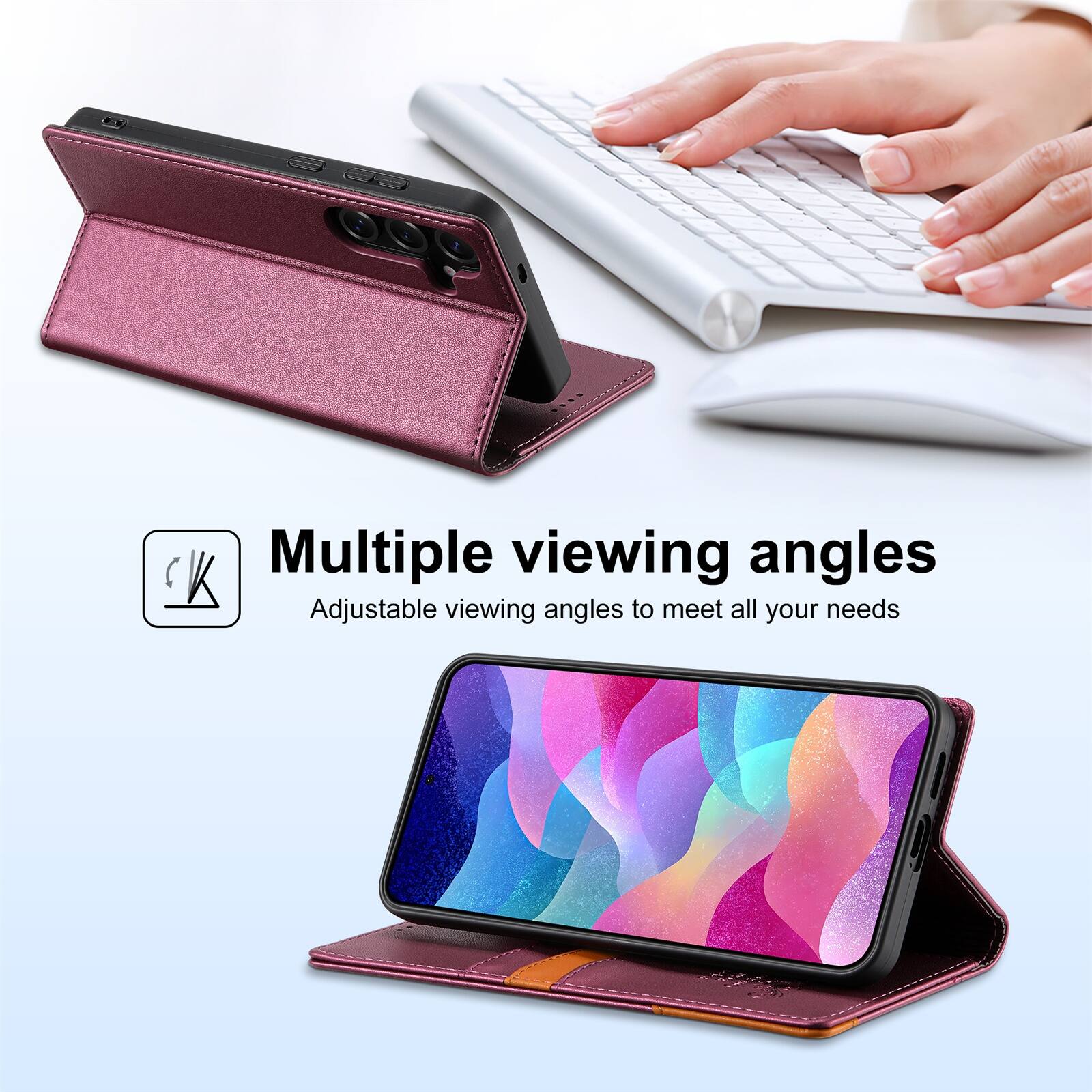 Multiple viewing angles  
Adjustable viewing angles to meet all your needs