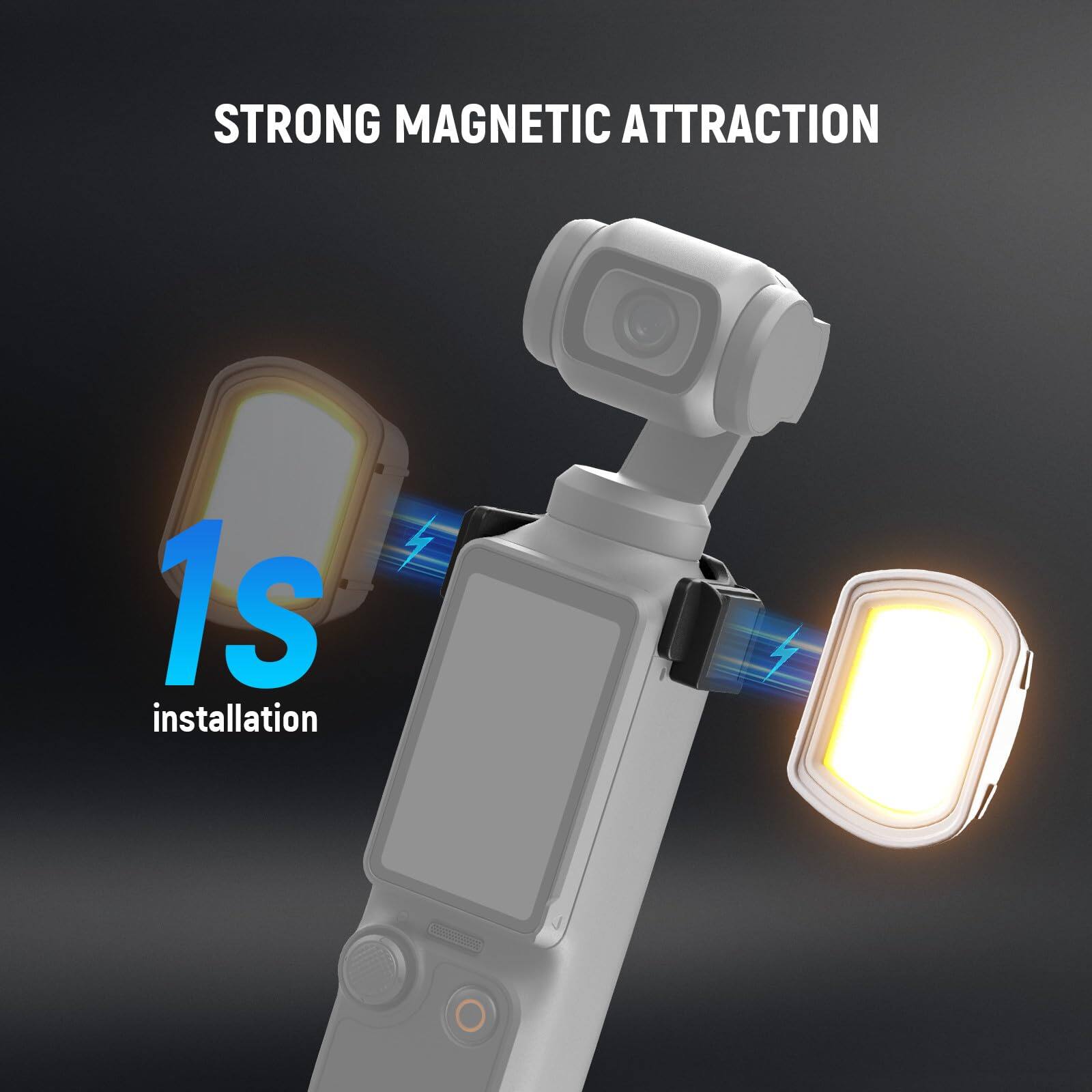 STRONG MAGNETIC ATTRACTION  
1s installation