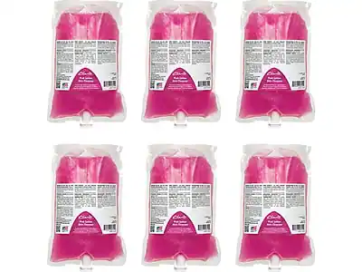 Front. Betco - Liquid Hand Soap Refill for 11229-00 Dispenser, Clean Bouquet Scent, 6/Carton - Pink.