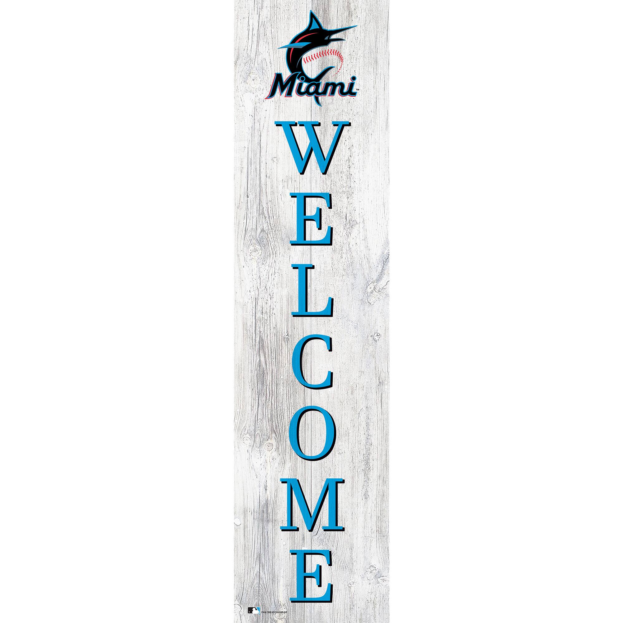 Miami Marlins 48'' Welcome Leaner