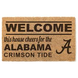 Jardine - Alabama Crimson Tide 18" x 30" Welcome Doormat - Brown