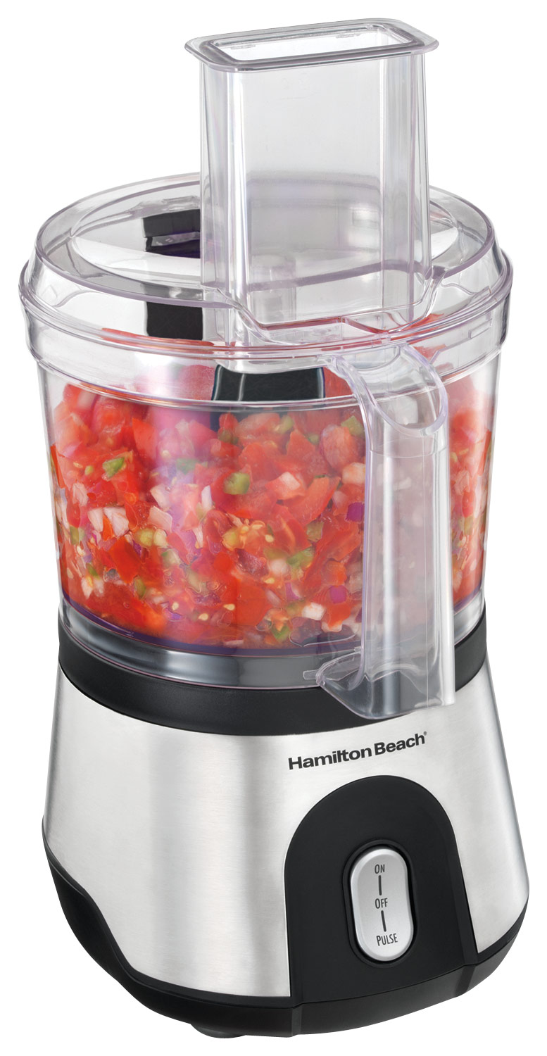 Hamilton Beach - 10-Cup Food Processor - Silver and Black