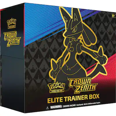 crown zenith booster box sea and sky Pokemon & Premium Collection featuring all Pokemon TCG Crown Zenith Sea