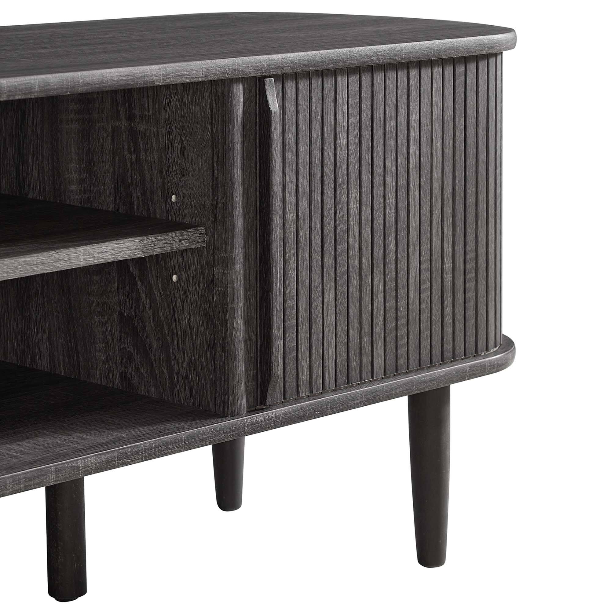 Alt View 5. Modway - Contour 55" TV Stand by Modway - Charcoal.