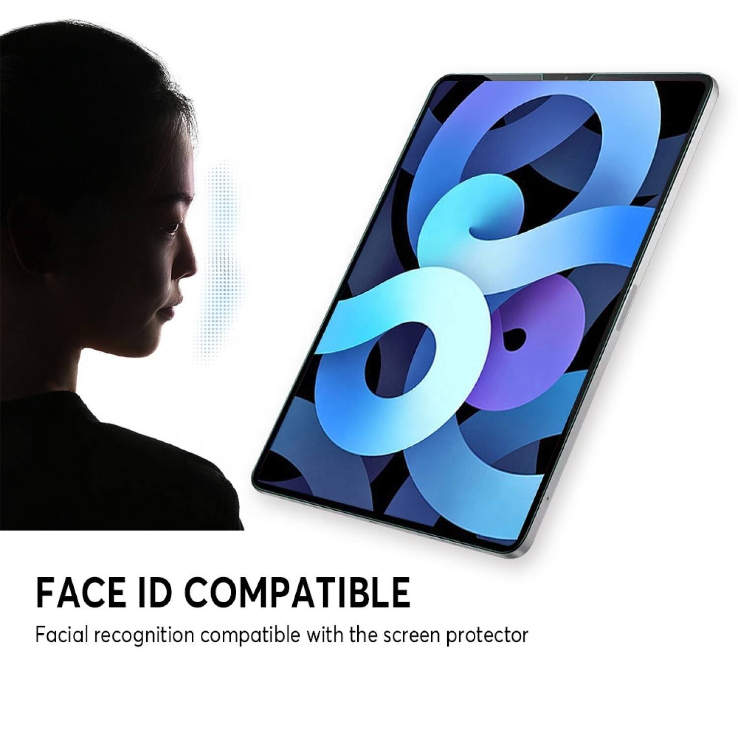 Face ID Compatible: Facial recognition compatible with the screen protector.