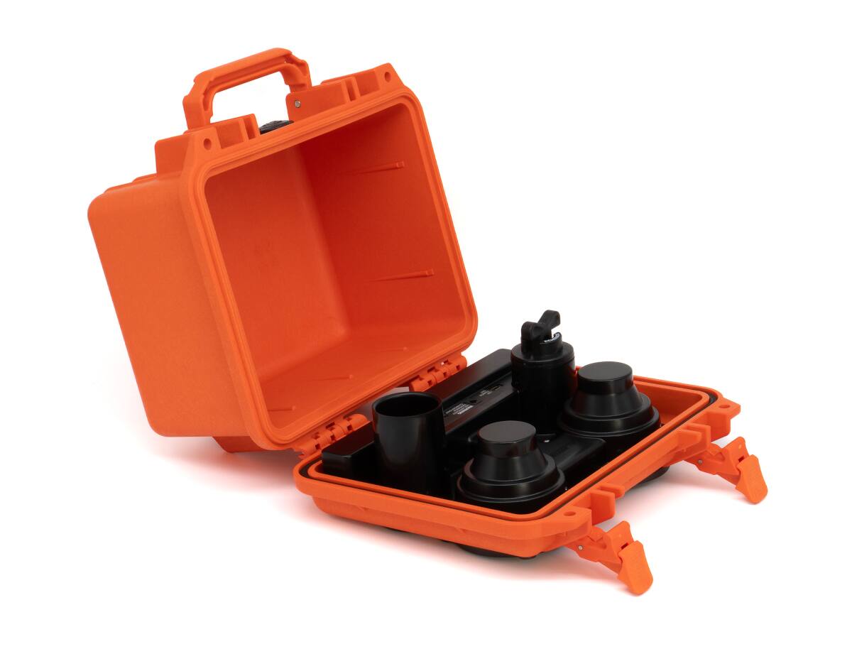 Left. DemerBox - DB2 - Orange.