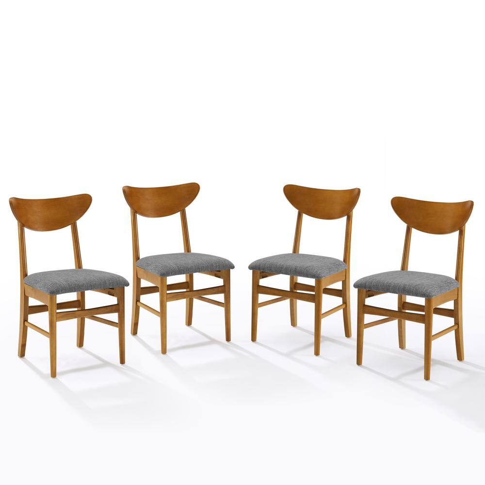 Alt View 1. Crosley Furniture - Landon 4-Piece Wood Dining Chair Set - Brown.