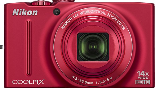 Best Buy: Nikon Coolpix S8200 Red 16.1-Megapixel Digital Camera