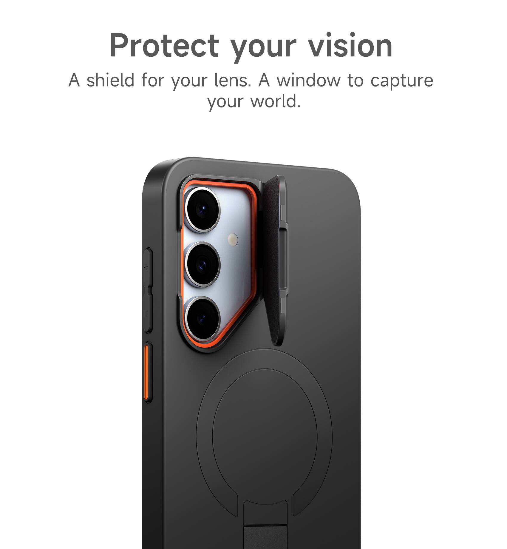 Protect your vision  
A shield for your lens. A window to capture your world.