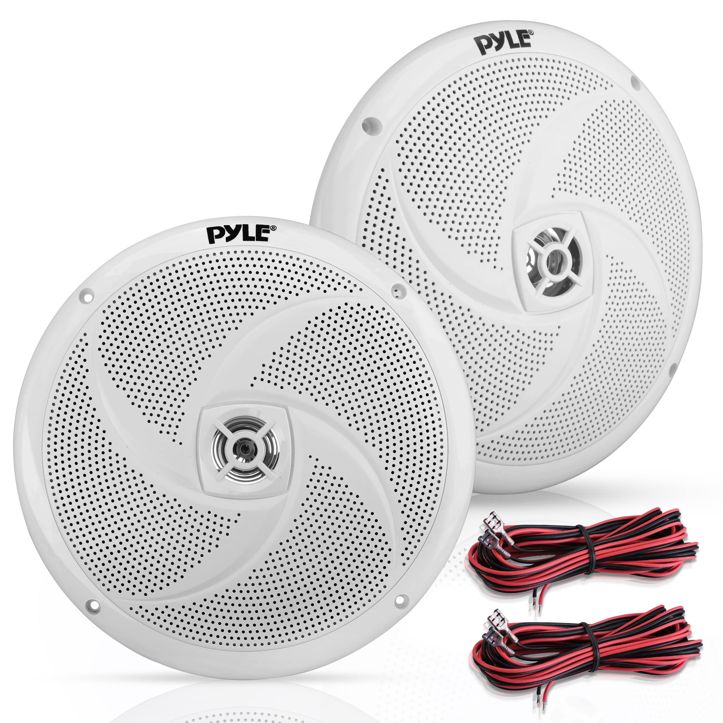PYLE - PyleUsa 8” Marine Vehicle Speakers Dual 2-Way