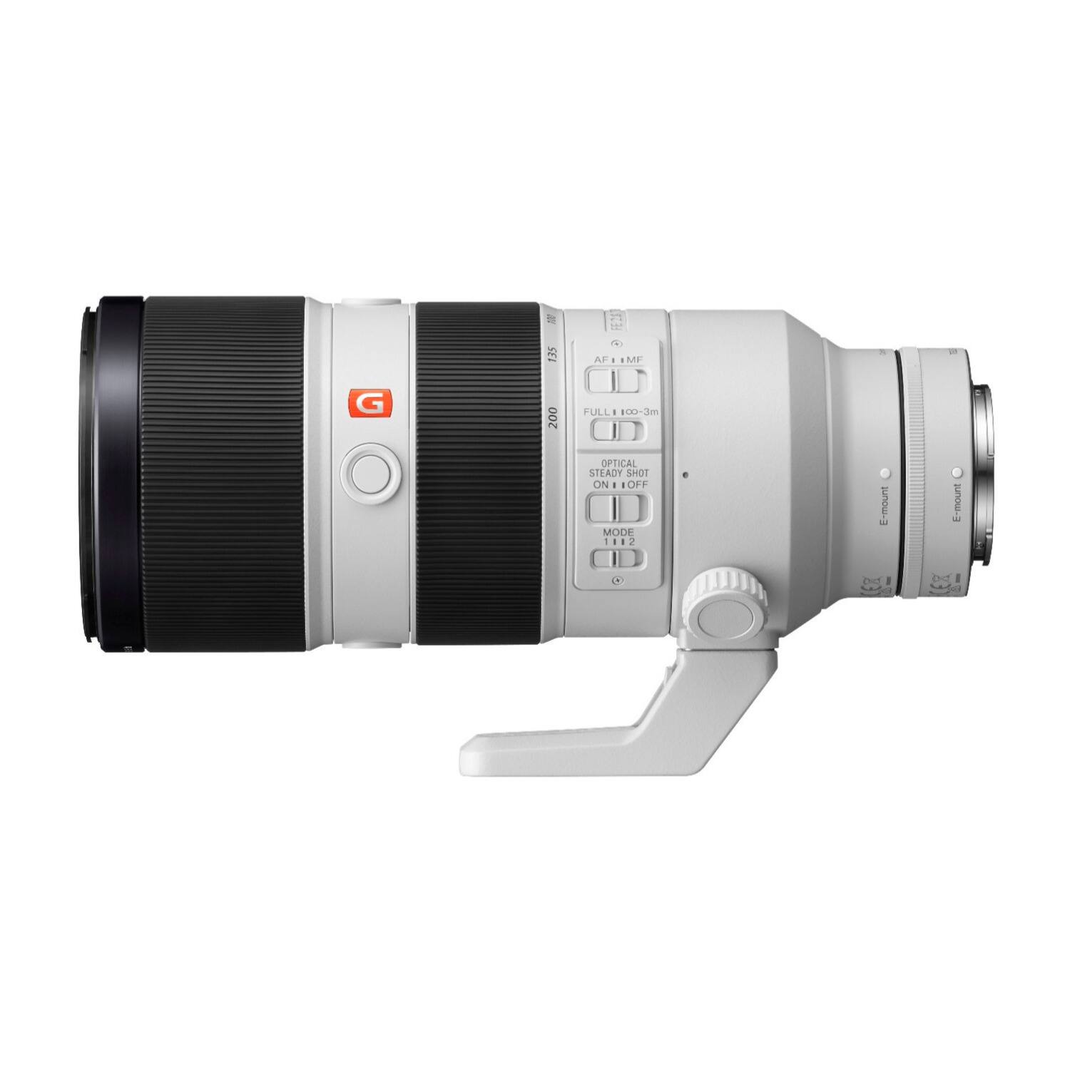 135 AF - MF G 200 FULL 1:2.8-3m OPTICAL STEADY SHOT ON - OFF MODE 1812 E-mount