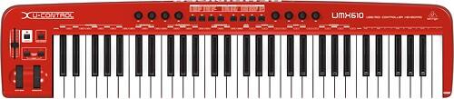 Front Standard. Behringer - U-CONTROL 61-Key USB MIDI Controller.