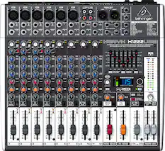 Front. Behringer - XENYX Analog Mixer - Gray.