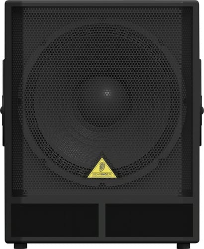 Front. Behringer - Eurolive Professional 18" PA Subwoofer - Black.