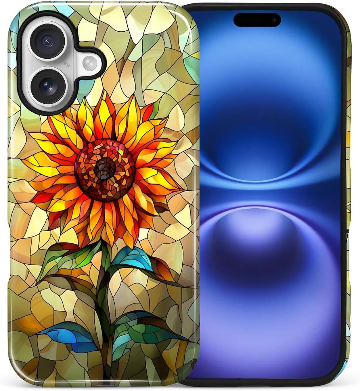 Stained Glass Sunflower