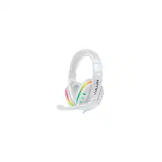 Front. Vivitar - Vivitar Light Up Pro Gaming Headset in White - White.