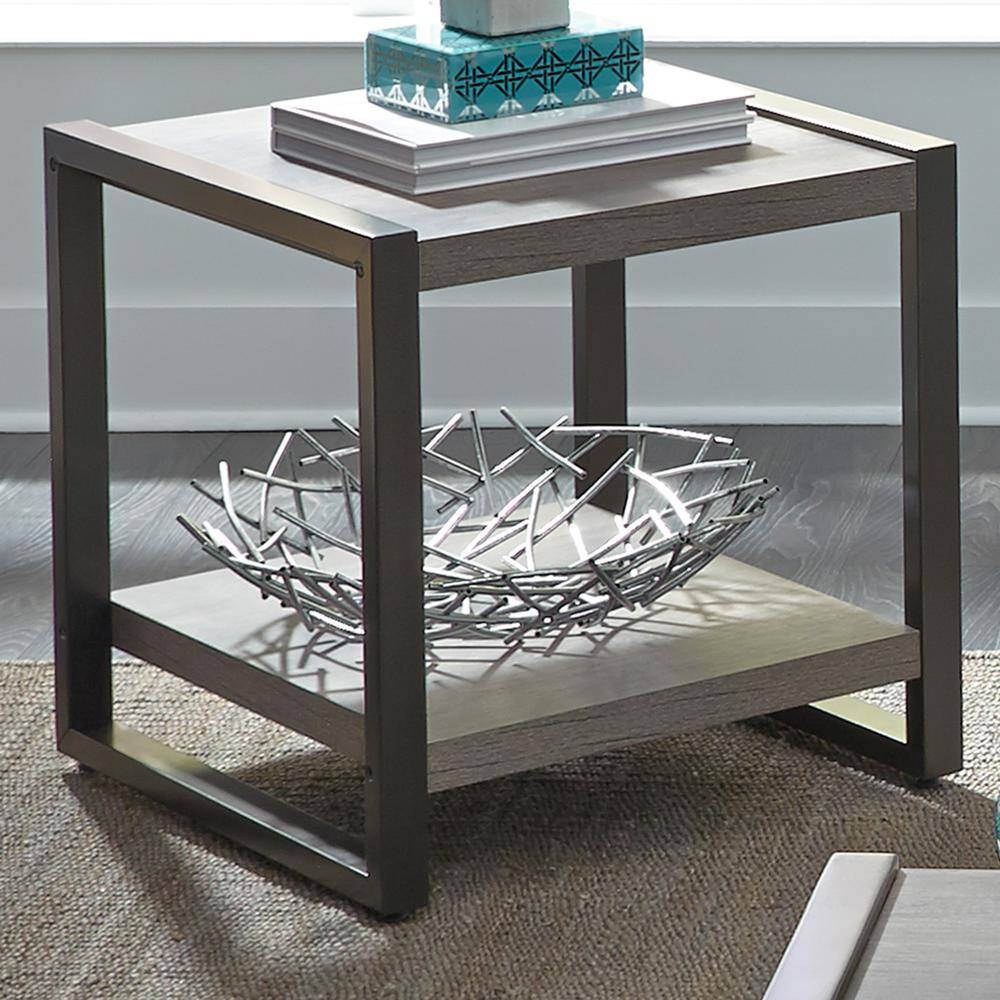 Alt View 5. Liberty Furniture Industries - Tanners Creek Coffee Table in Graystone - Gray.