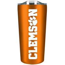 The Fanatic Group - Clemson Tigers 18oz. Stainless Soft Touch Tumbler - Multicolor