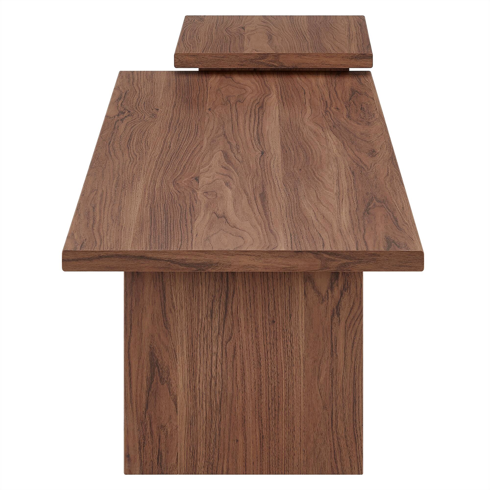 Alt View 2. Modway - Render Nesting Coffee Tables Set of 2 by Modway - Walnut.