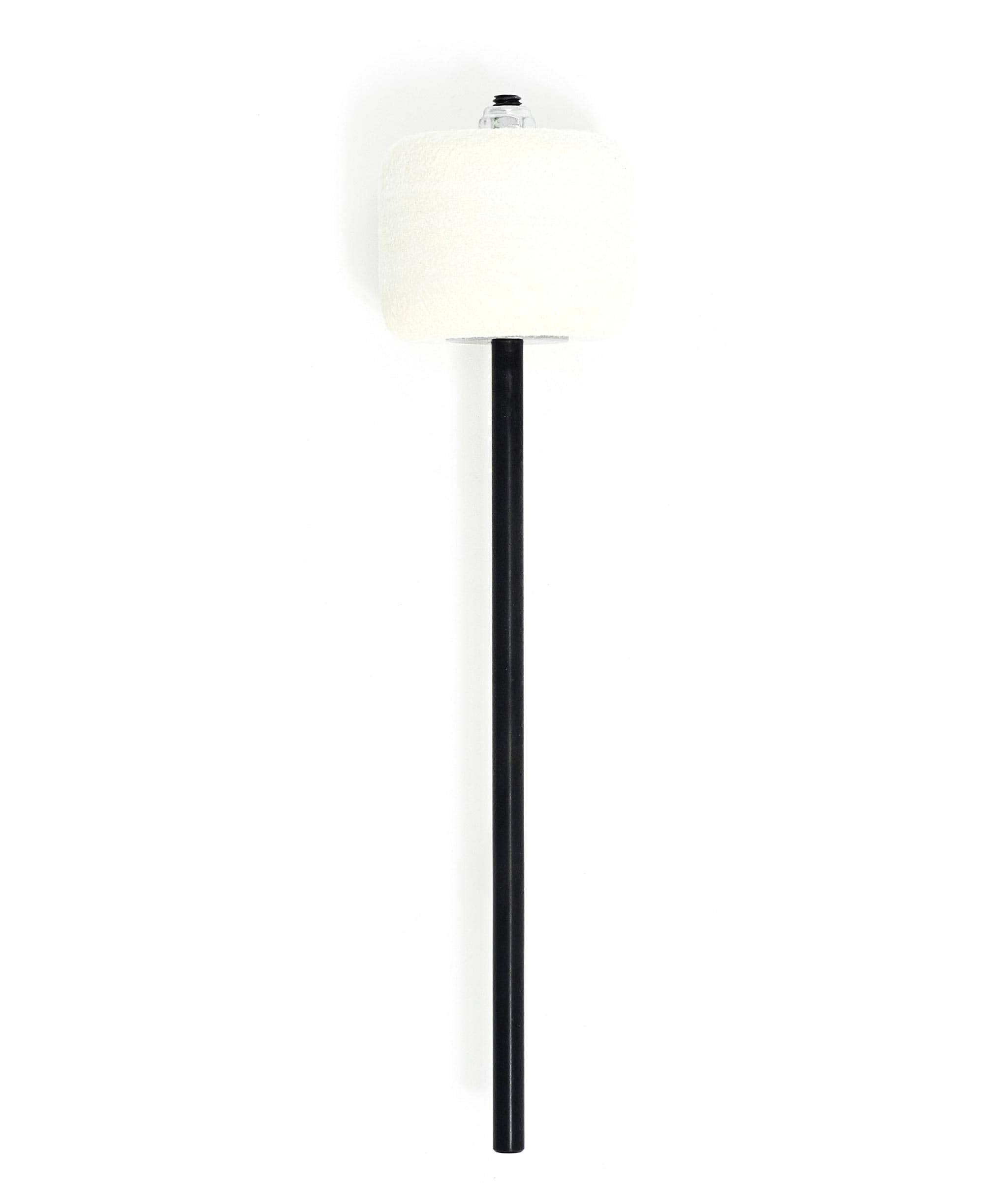 Angle. Gibraltar Hardware - 6.25" Medium Impact Felt Bass Drum Beater, Standard Shaft, Compatible with Standard Bass Drum Pedals.