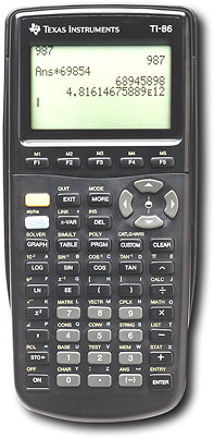 TEXAS INSTRUMENTS TI 86 Graphing Calculator 