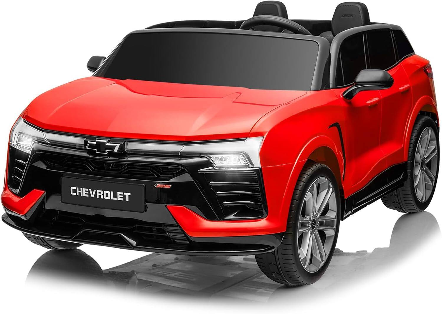 Electrodes Masters - Licensed Chevrolet Blazer 24V Electric Car for Kids, 2 Seater Ride-on Toy with Parent Remote Control, Safety Belt - Red price history on PriceWatchPro