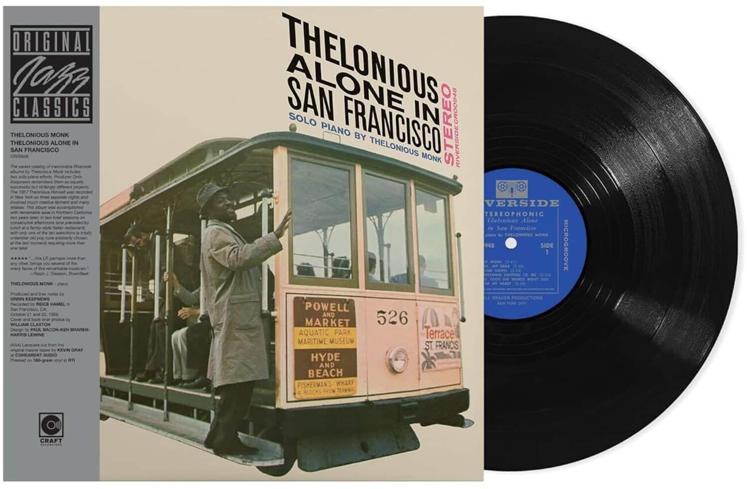 Thelonious Monk - Thelonious Alone In San Francisco (Original Jazz Classics Series)   - VINYL LP price history on PriceWatchPro