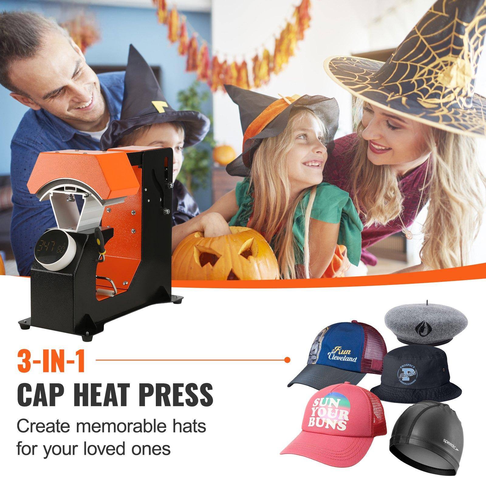 3-IN-1 CAP HEAT PRESS  
Create memorable hats for your loved ones  

Fun Cleveland  
SUN YOUR BUNS
