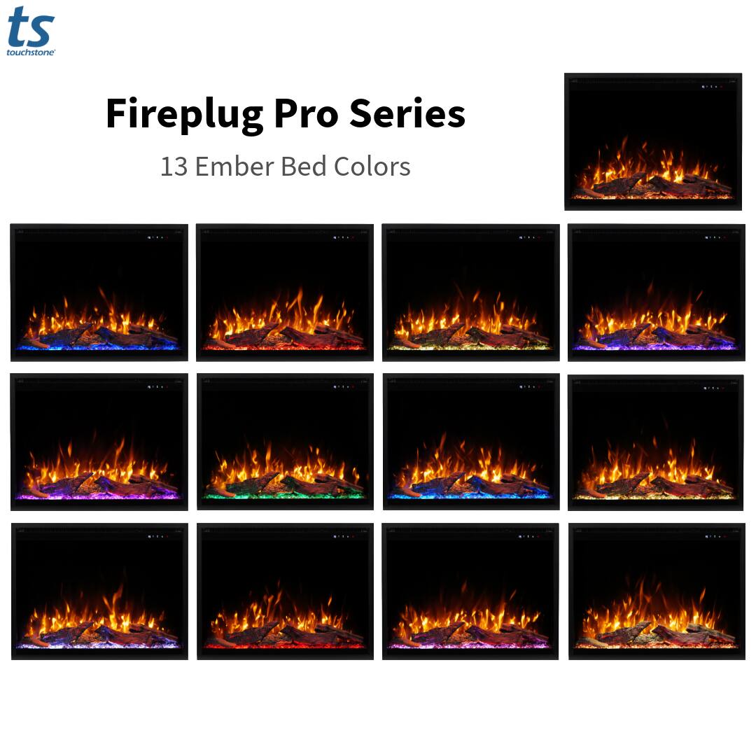 ts touchstone Fireplug Pro Series 13 Ember Bed Colors