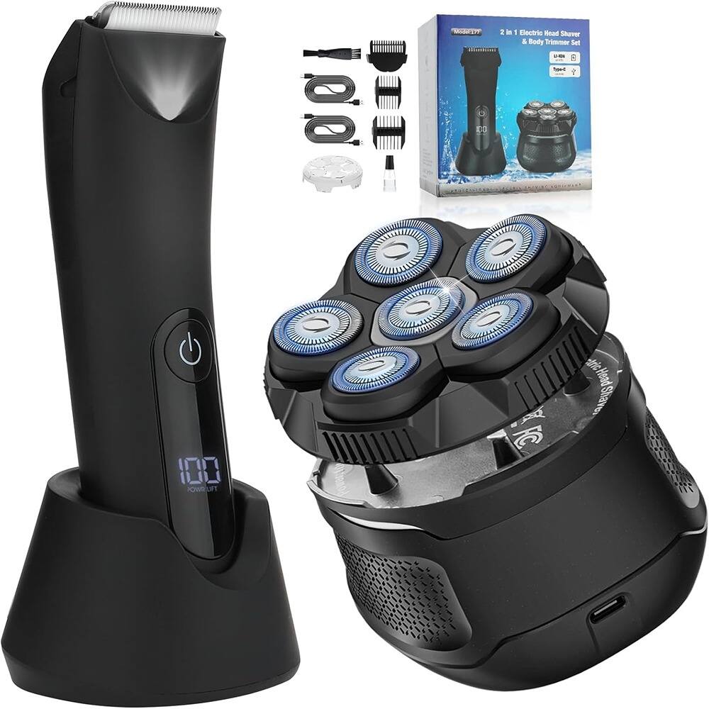 100 HHI MTT7 2 2 1 Electric Head Shaver & Body Trimmer Set
100 POWRIFT
2 in 1 Electric Head Shaver & Body Trimmer Set