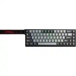 AULA - WIN68 HE 68-Key Hall Effect Magnetic Gaming Keyboard, RGB, Instant Commands, Near-Zero Delay, Custom Actuation - Black & Gray (Pro Version)
