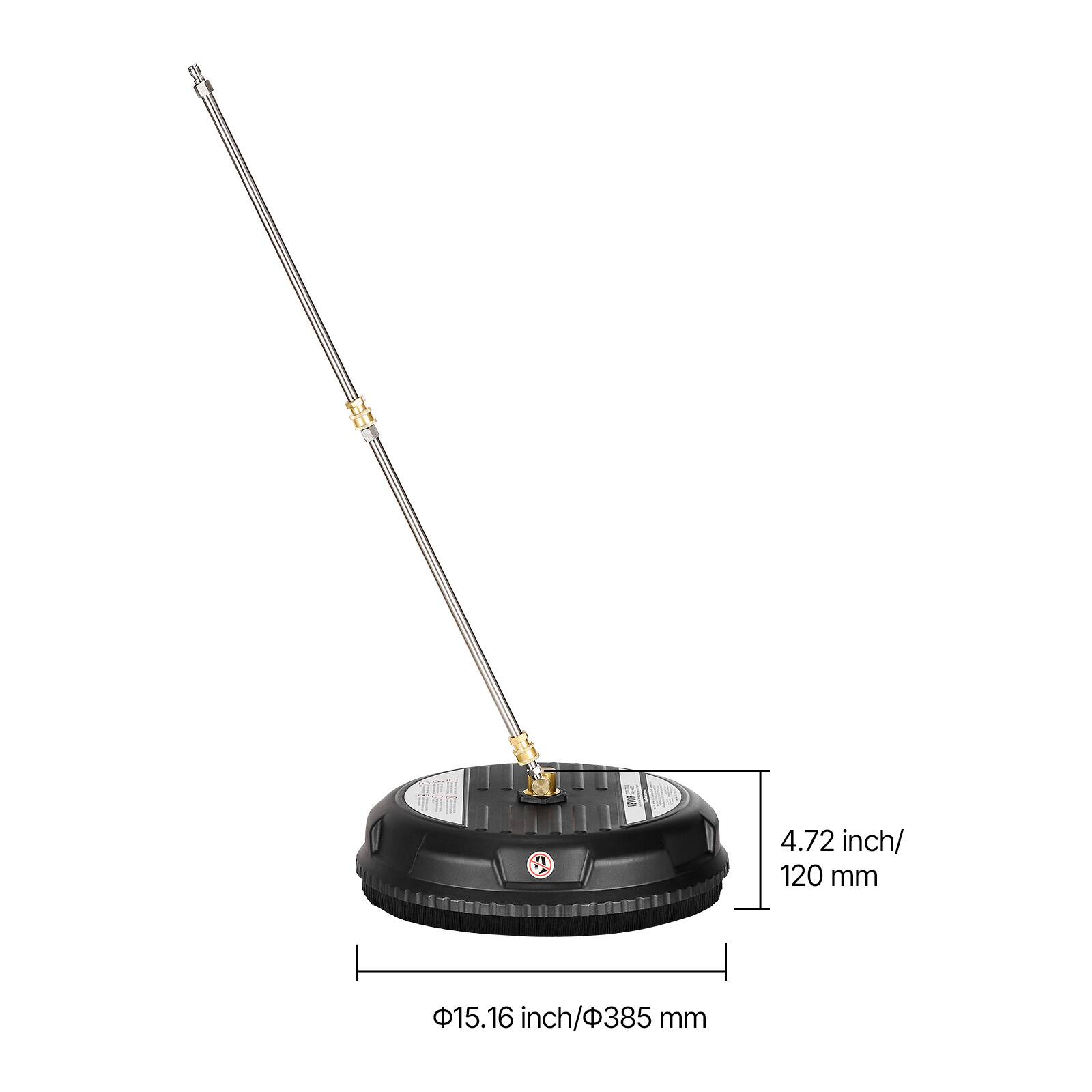 4.72 inch/ 120 mm  
15.16 inch/ 385 mm