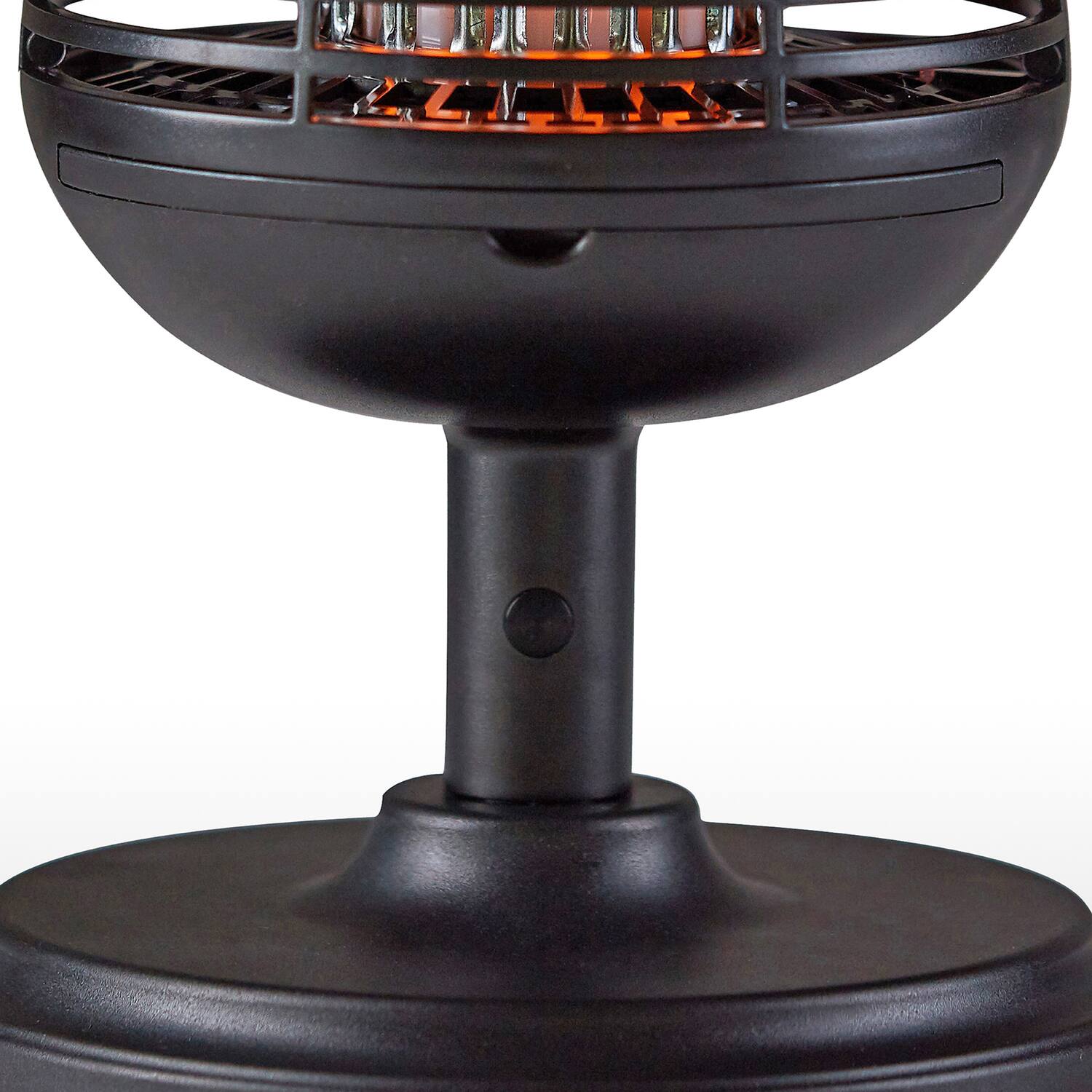 Alt View 2. PIC - Flickering Flame Solar Bug Zapper Insect Killer Torch - Black.