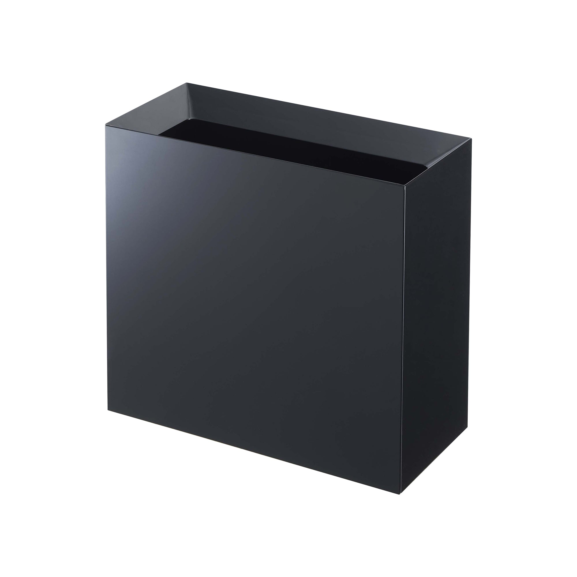 Alt View 8. Yamazaki Home - Trash Can - Wide - White.