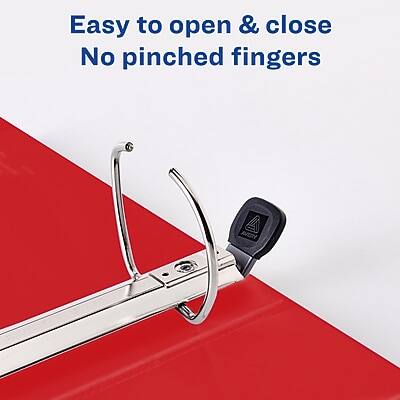 Easy to open & close  
No pinched fingers
