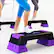 Alt View 14. Costway - Aerobic Exercise Stepper Trainer W/Riser Adjustable Height 5''- 7''- 9'' - Purple.