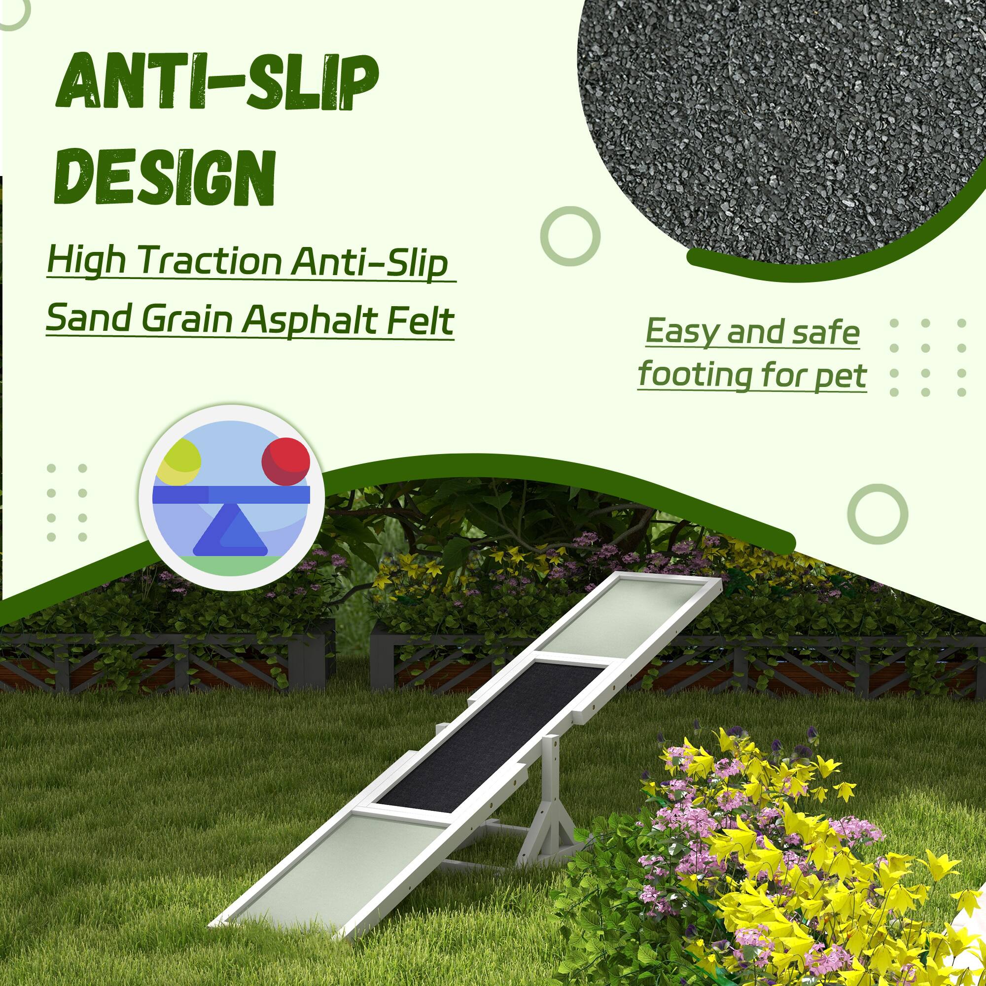 ANTI-SLIP DESIGN

High Traction Anti-Slip Sand Grain Asphalt Felt

Easy and safe footing for pet