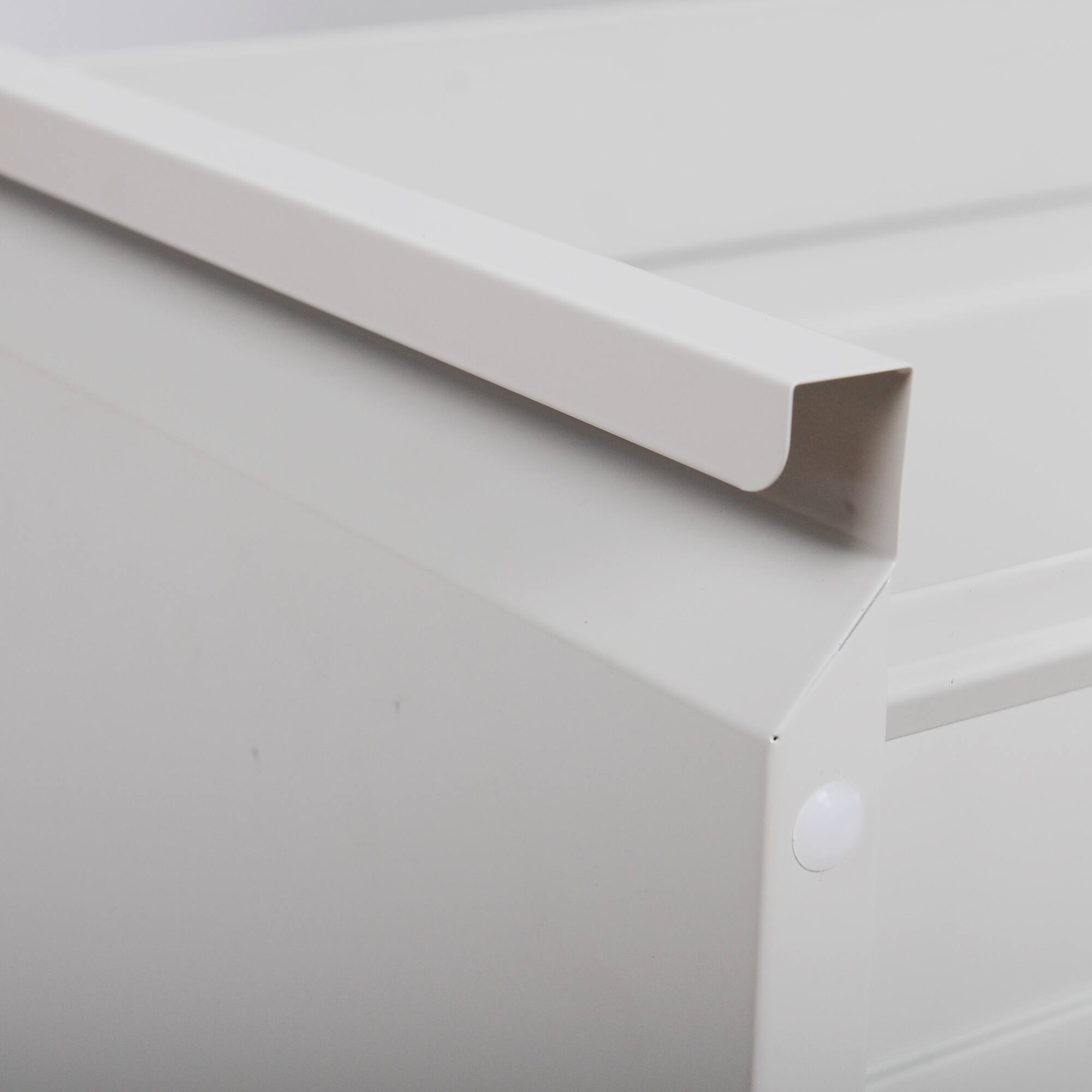 Alt View 9. GOODSILO - High-Capacity Metal File Cabinet with Lock for A4/Legal/Letter Storage - 5 Drawers - White.