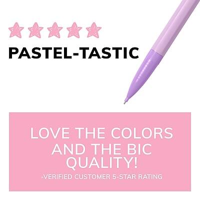 PASTEL-TASTIC  
LOVE THE COLORS AND THE BIC QUALITY!  
-VERIFIED CUSTOMER 5-STAR RATING