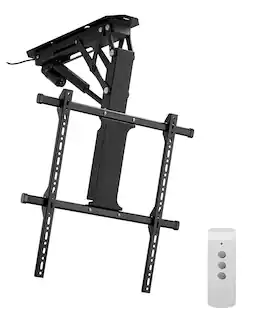 VEVOR - Motorized Ceiling TV Mount,TV Wall Mount for 32 to 65 Inch TV,Electric Adjustable Ceiling TV Mount,with Max VESA 24x24in - Black