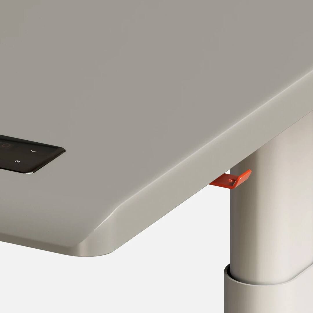 Alt View 1. Autonomous - Autonomous Desk 5 Electric Standing Desk - Autonomous Desk 5 Pro Expanse - Stone Beige.