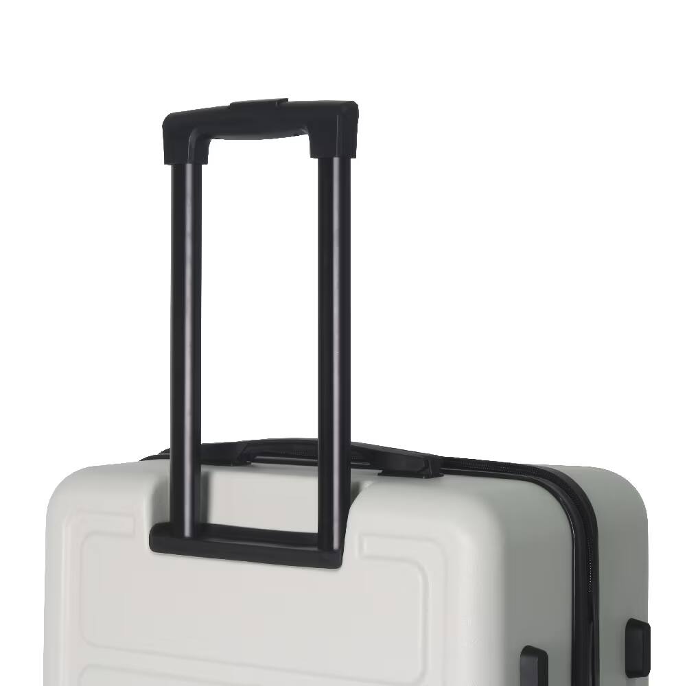 Alt View 8. Bestier - 3-Piece ABS Hardshell Luggage Set (20”/24”/28”) with Spinner Wheels, Lightweight Durable Suitcases - white.