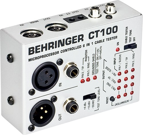 humor vacante apretado Best Buy: Behringer Cable Tester CT100