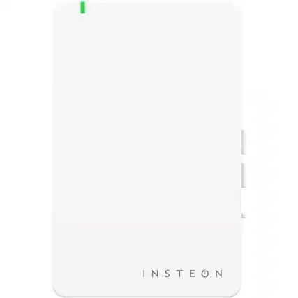 Front. Insteon - Dimmer Plug with Smart Control - White.