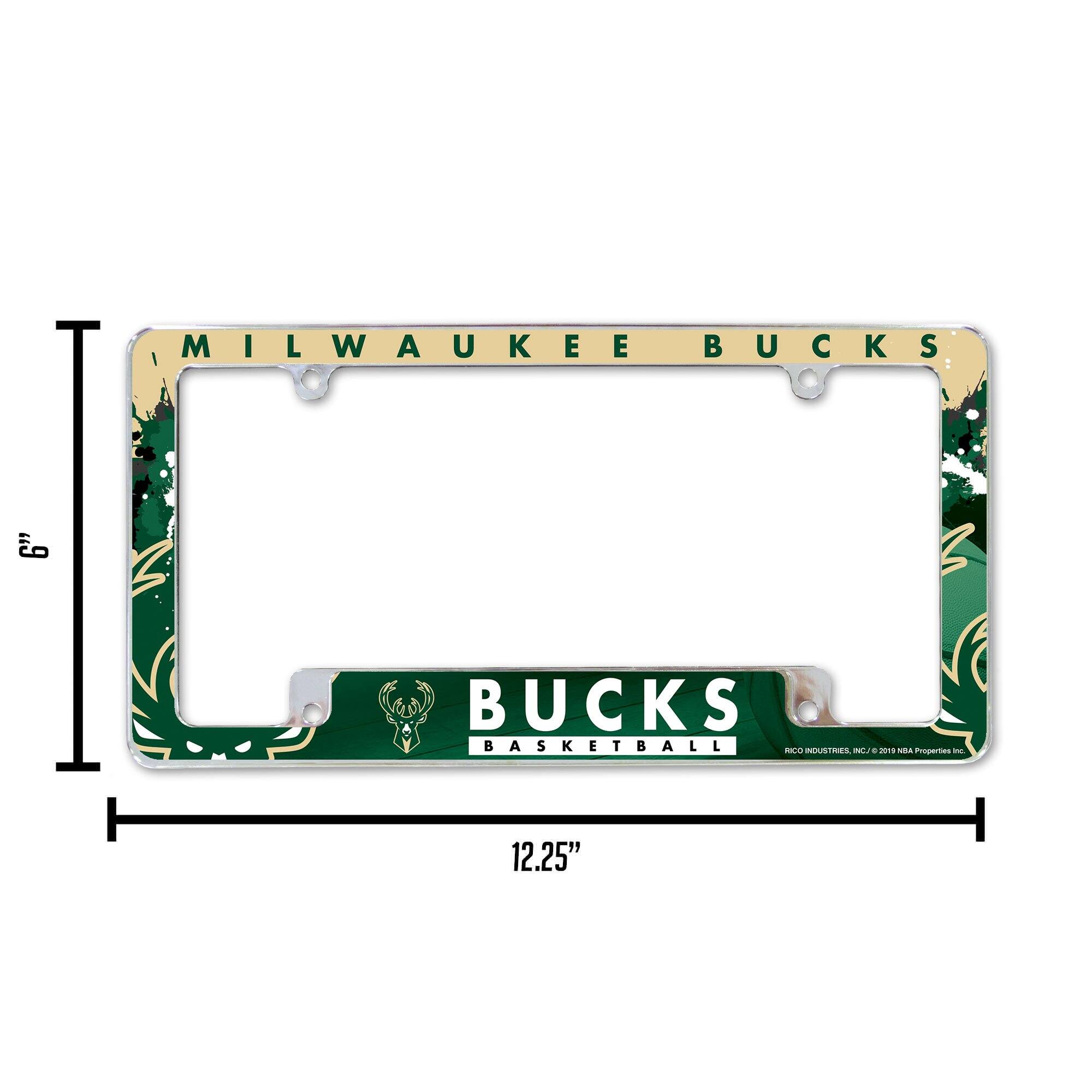 MILWAUKEE BUCKS  
BUCKS BASKETBALL  
RICO INDUSTRIES, INC. © 2019 NBA Properties Inc.  
12.25"