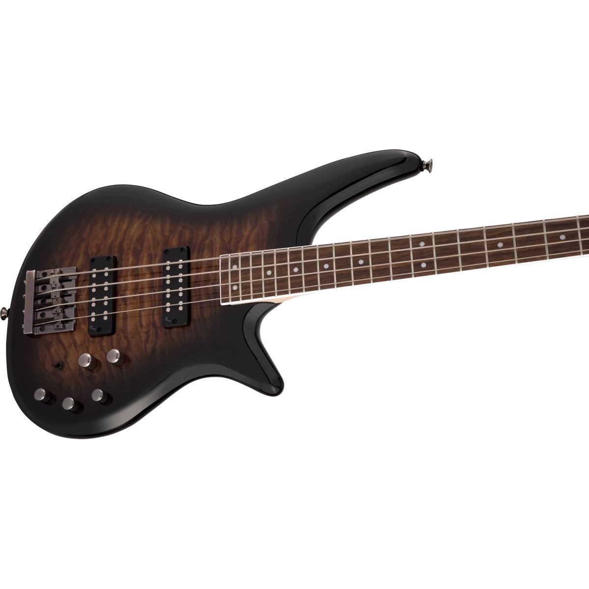Alt View 6. Jackson - Jackson JS3Q JS Series Spectra Bass Guitar, Dark Sunburst.