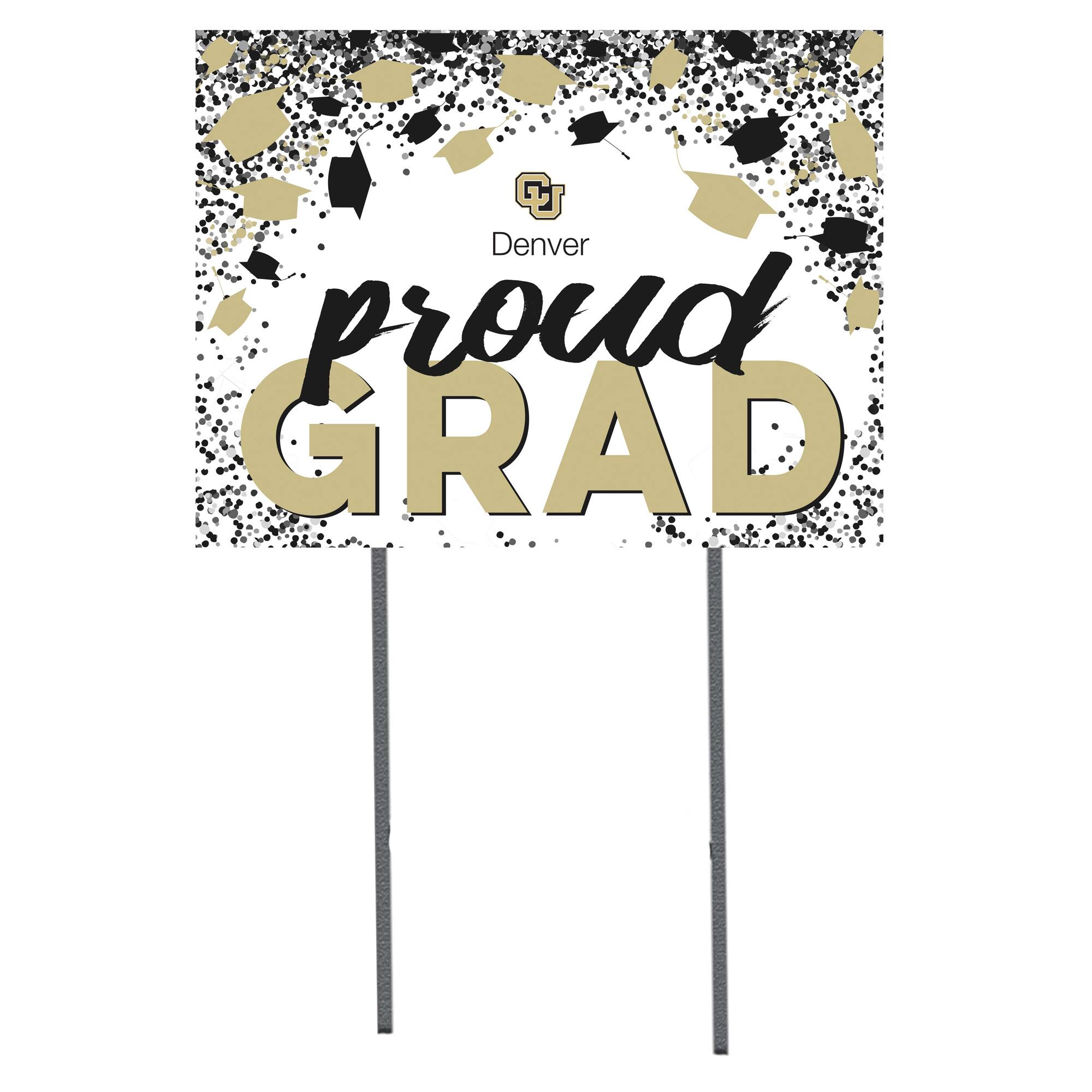 CU Denver Lynx 18'' x 24'' Grad Yard Sign